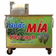 Máy ép mía 3 lô 2 cây bàn dài motor mới
