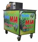 Máy ép mía 3 lô bàn dài motor Nhật bãi