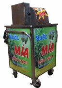 Máy ép mía 3 lô nửa bàn motor Nhật bãi
