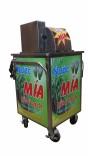 Máy ép mía 3 lô nửa bàn 2  cây motor Nhật Bãi
