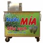 Máy ép mía 3 lô 2 cây bàn dài motor mới